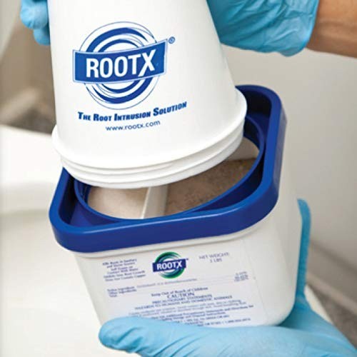 Foaming Root Control 2LB Jar with Funnel Applicator for Sewer & Septic Systems