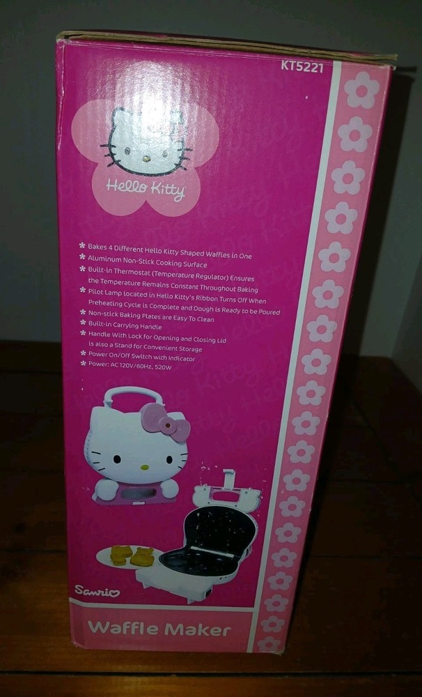 Hello Kitty Waffle Maker KT5221 Sanrio New