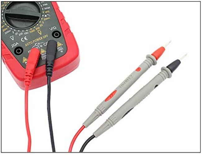 Safe and Reliable Multimeter Leads with Super Sharp Tips for Electronics Work