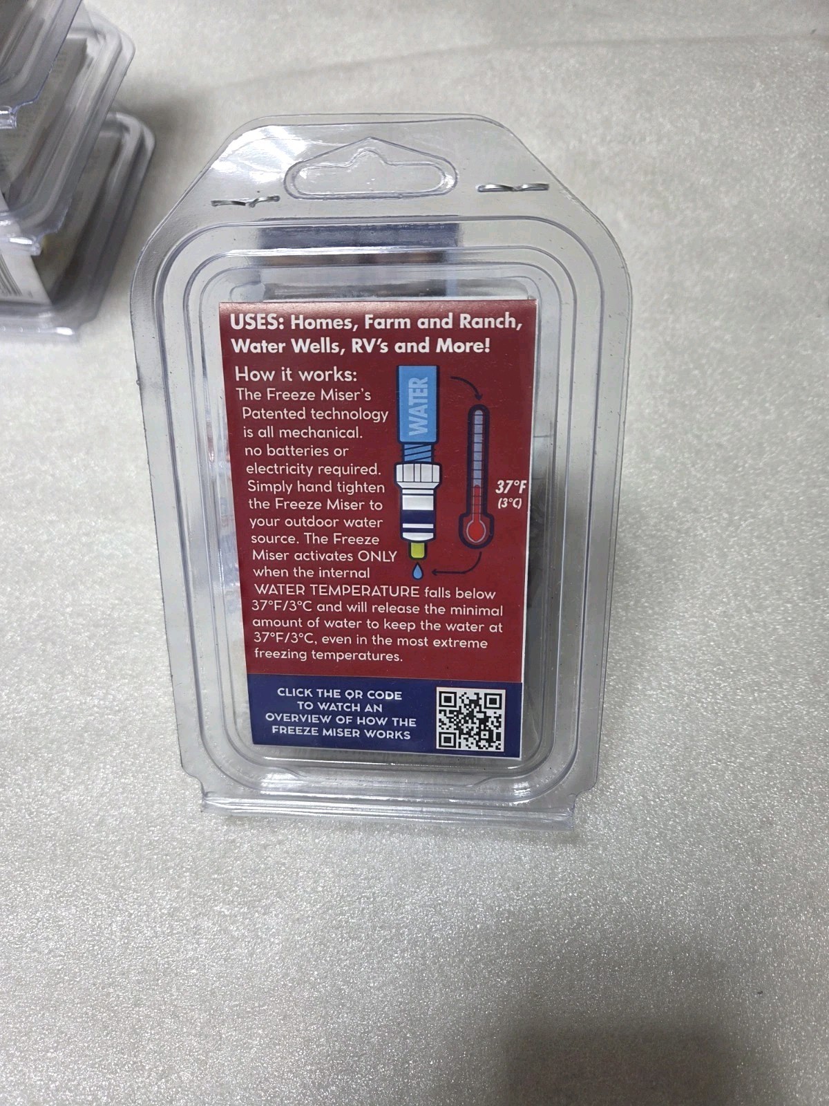 3 Packs Blue Penguin Freeze Miser Outdoor Faucet Protectors, 1 Per Pack, Sealed