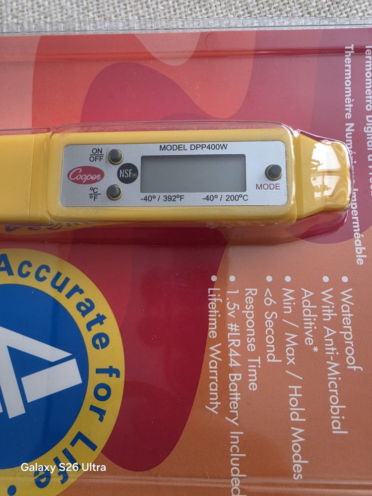 Cooper DPP400W Waterproof Digital Thermometer