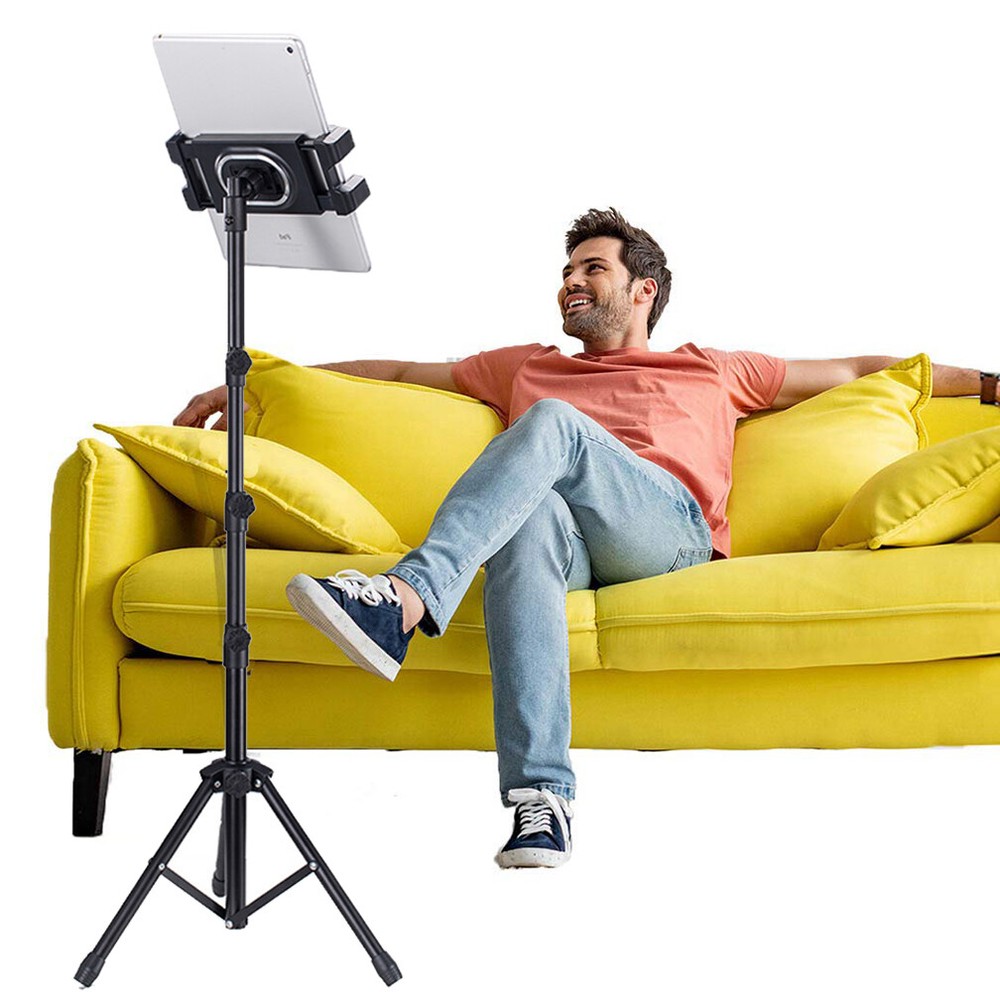 Foldable Adjustable Tripod Tablet Floor Stand Holder Mount for iPad Pro Air Mini