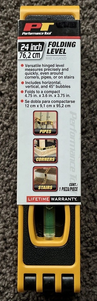 PERFORMANCE TOOL 24 INCH FOLDING LEVEL W5703