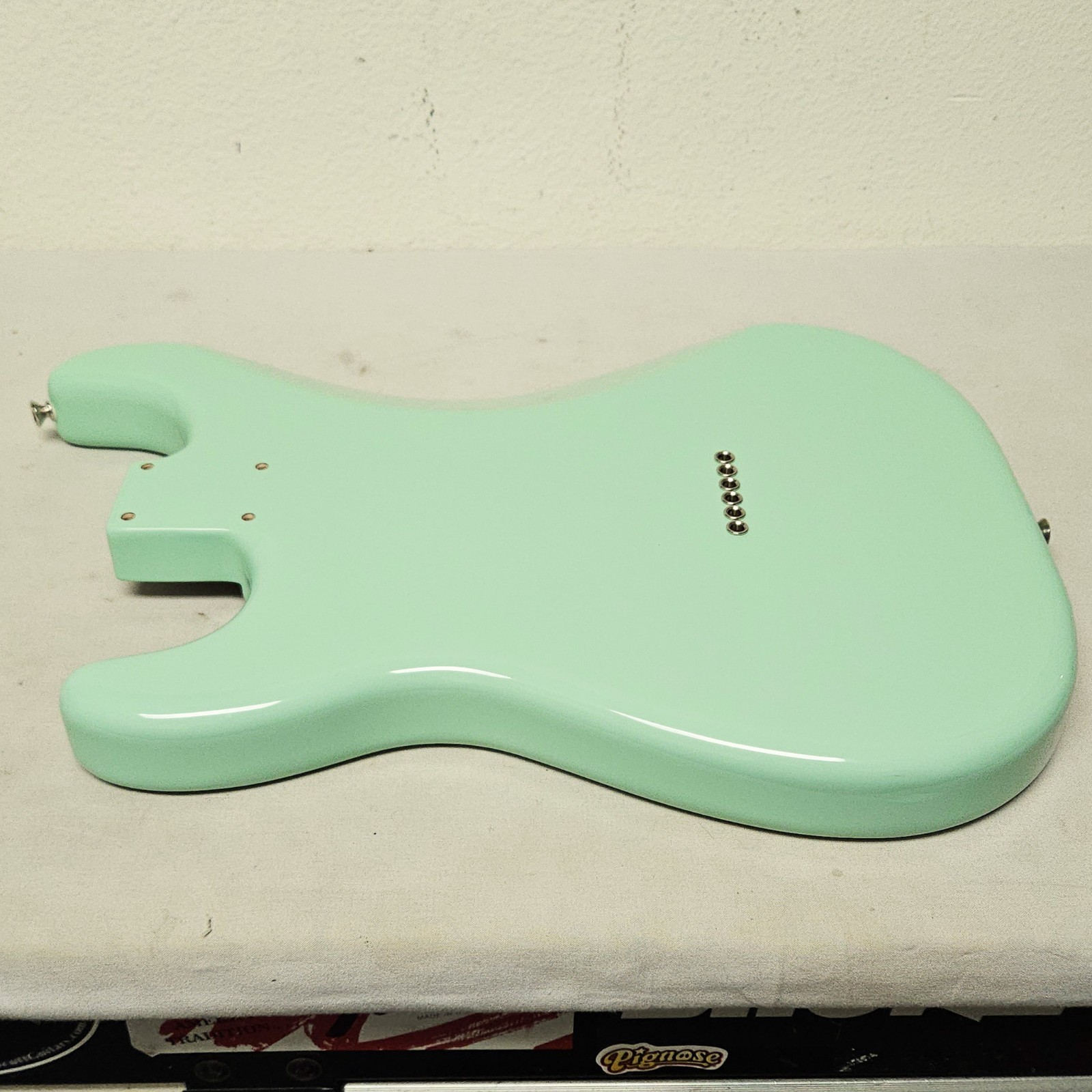 Fender Tom Delonge Stratocaster Alder Hardtail Body - Surf Green Strat Guitar