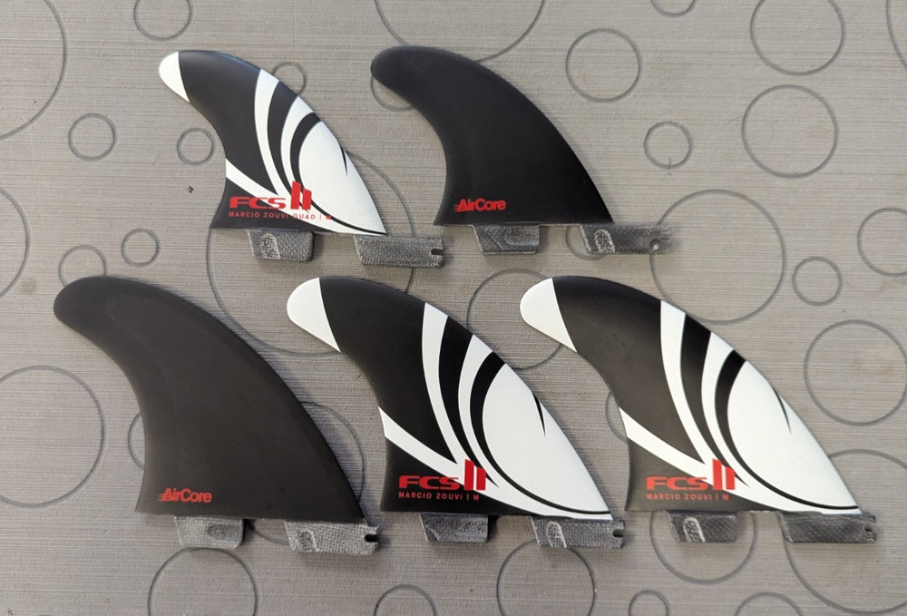 FCS II SHARP EYE TRI-QUAD FIN SET Surfboard Fins SIZE Medium
