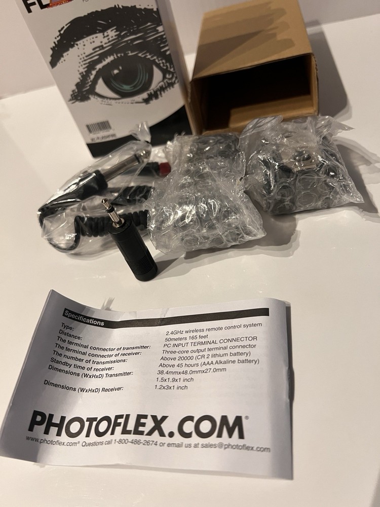 Photoflex FlashFire Flash Trigger/Receiver 2.4GHZ New Open Box