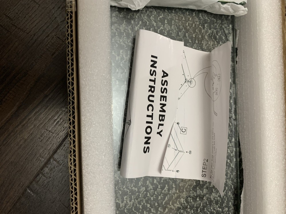 Rectangular Fire Pit Wind Guard 41.5 x 11.5 x 6 Tempered Glass Partial!!!