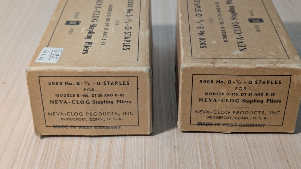 Neva Clog Staples TWO Full Boxes