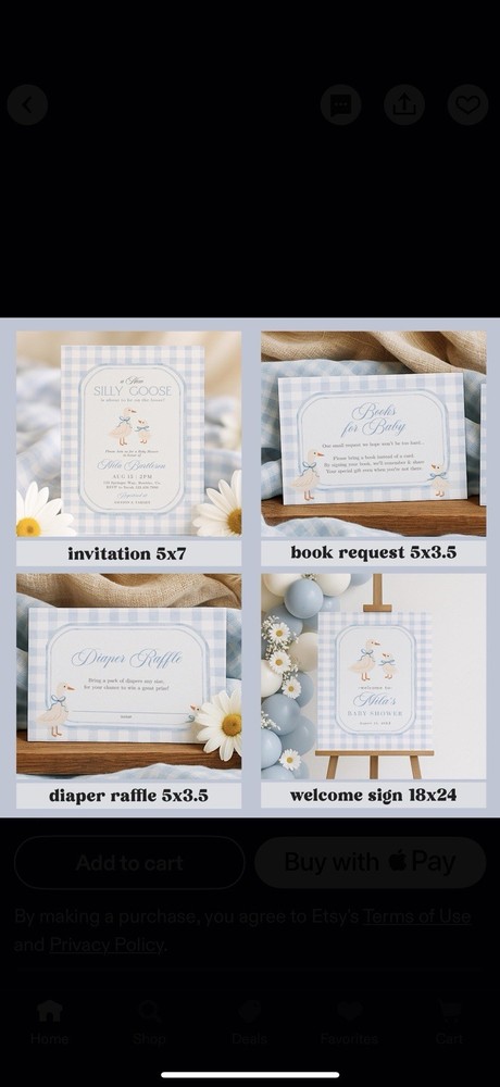 Silly Goose Baby Shower Bundle