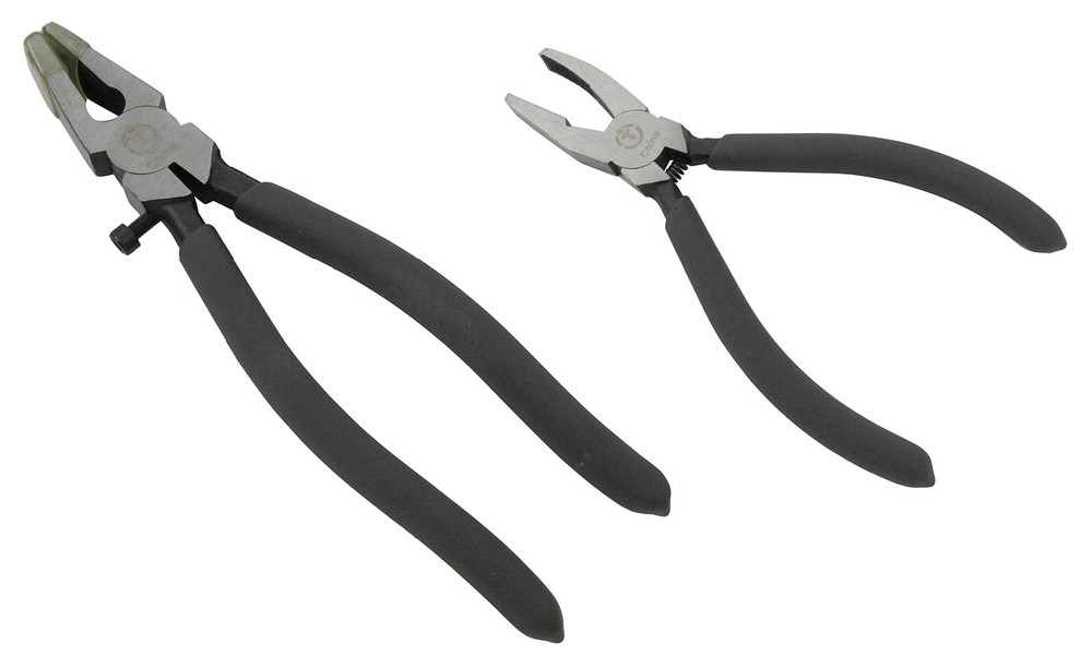 Glass Running & Breaking Pliers 2PC Kit