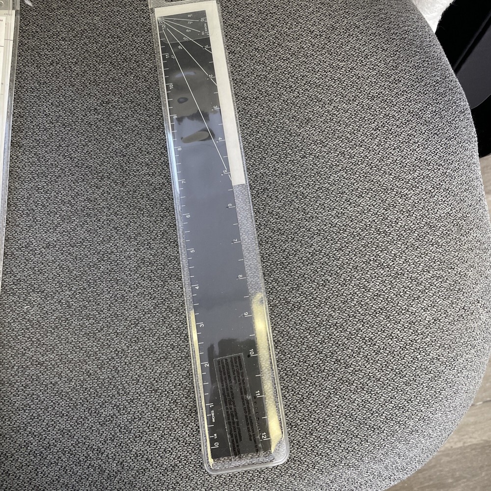 Dritz Home 12" Specialty Ruler: For Drafting & Pattern Making - Item# 44088