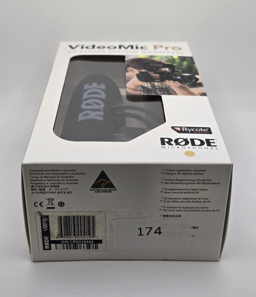 RODE VideoMic Pro Camera-Mount Shotgun Microphone