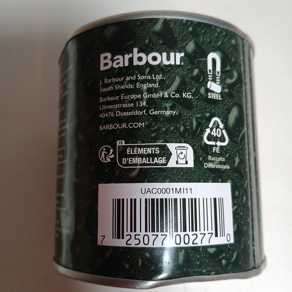 Barbour Thornproof Wax Dressing - Weatherproof Functionality for Jackets 12c