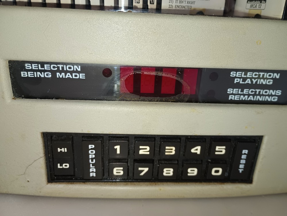 Rowe AMI CD-WB Compact Disc Wallbox Selector CD Wallette Untested As-Is S#6306