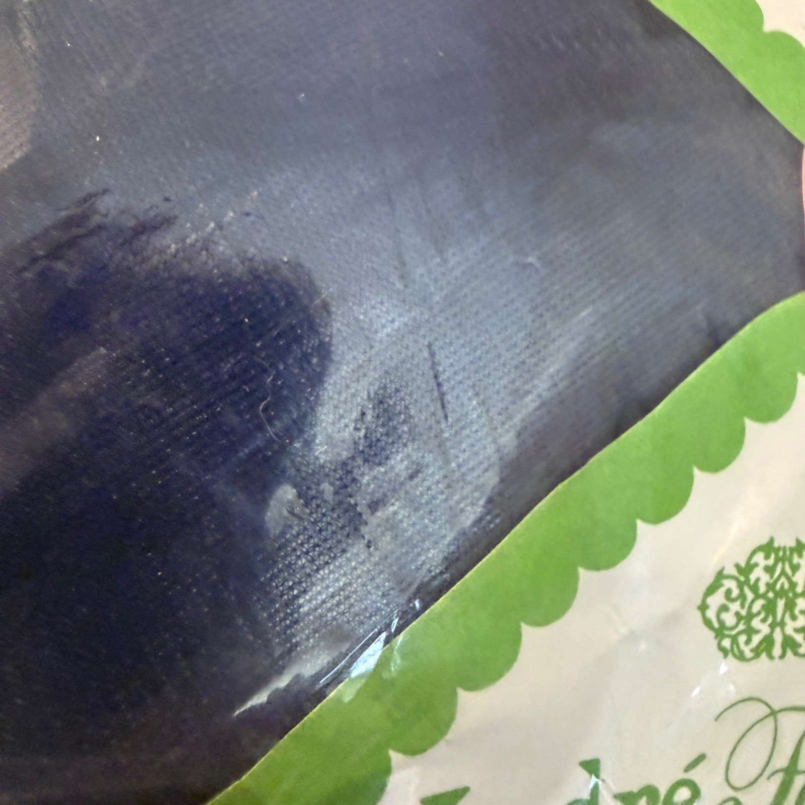 Vintage André Fantasies Rain-Visor #855 Blue Nylon Chiffon Rain Hood NOS