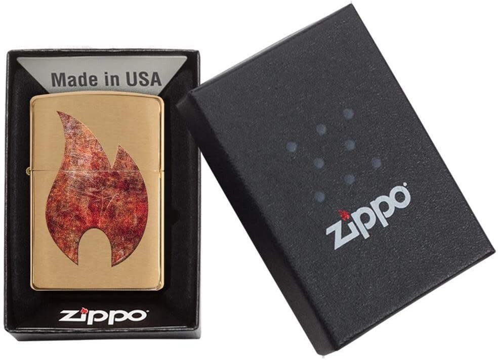 Zippo Rusty Flame Design 29878