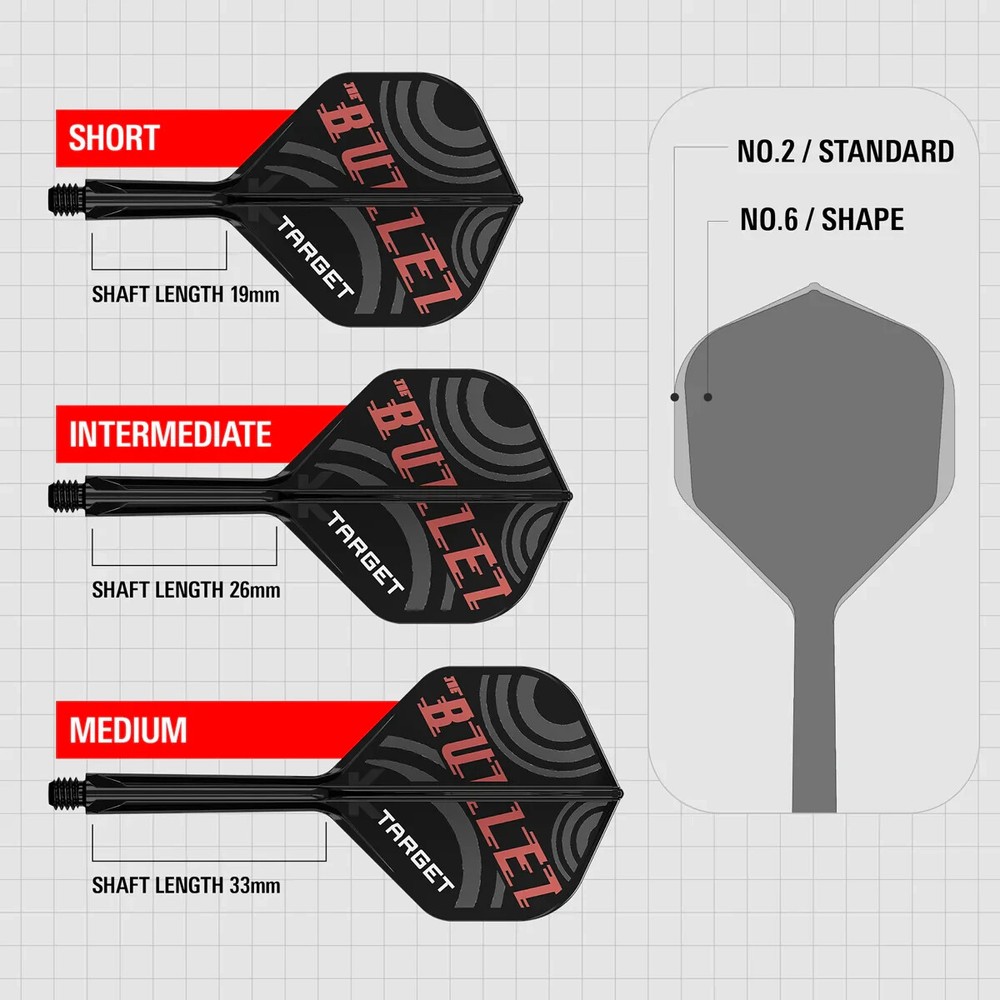 STEPHEN BUNTING TARGET K-FLEX 1 PIECE INTERMEDIATE SHAFT NO2 FLIGHT