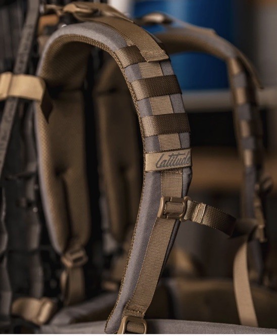 Latitude Back Shoulder Straps Gen 2.0 Gray New