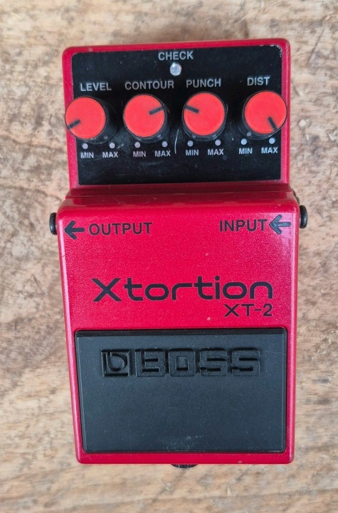 Boss, XT-2, Xtortion, Distortion, Guitar, EffectPedal, Unique, Not as Common