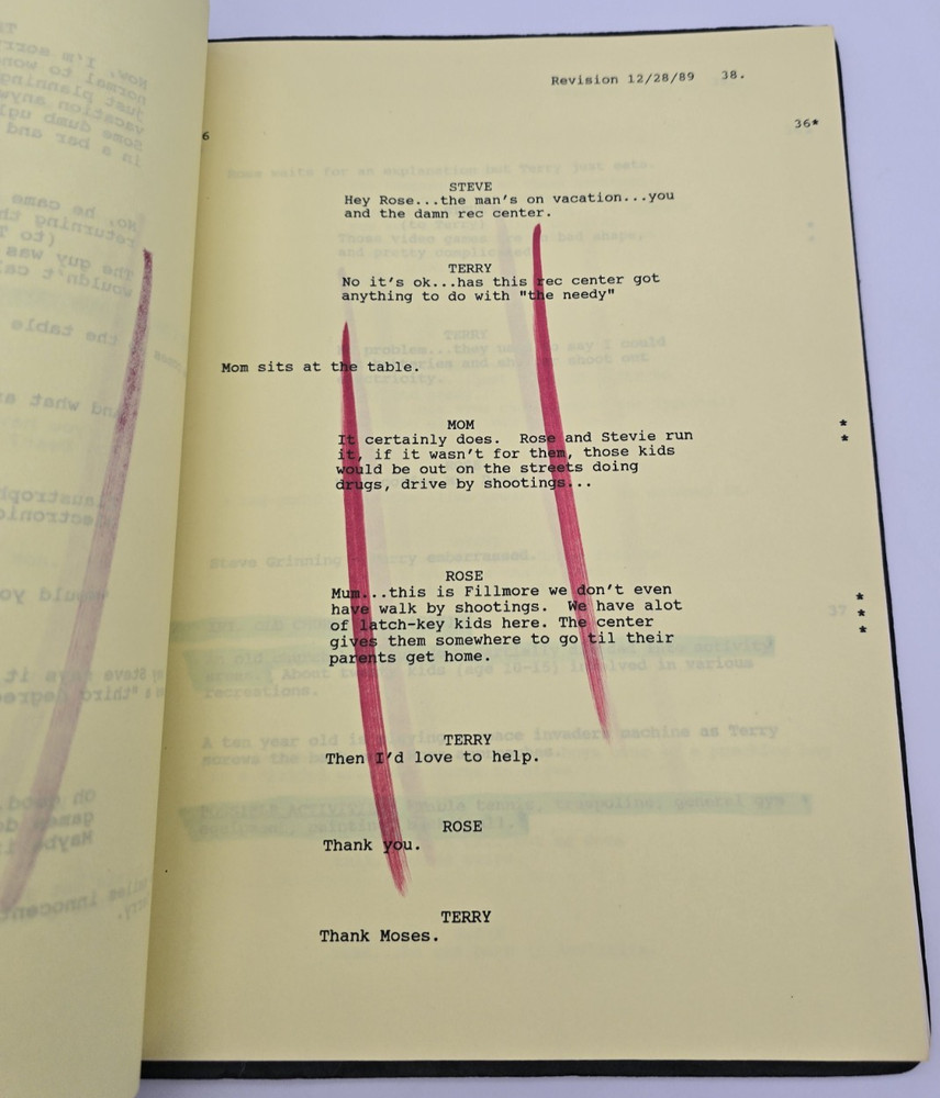 ALMOST AN ANGEL / Paul Hogan 1989 Move Script Screenplay, perform God's work