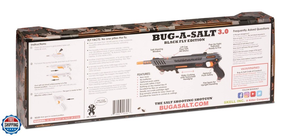 BUG-A-SALT 3.0 Black Fly Edition