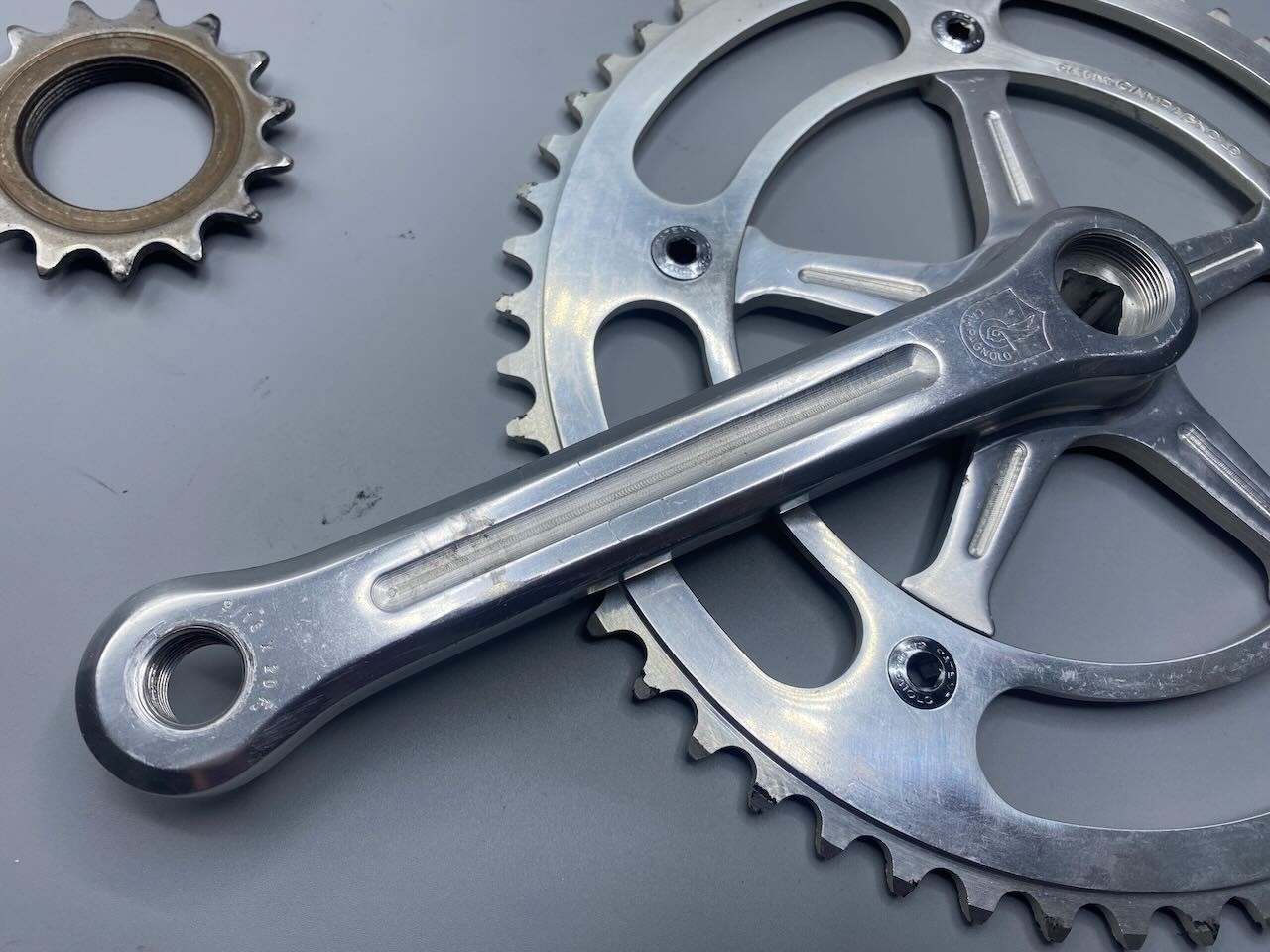 Campagnolo Pista Track Drivetrain NOS & Used 165 mm 1/8" wide