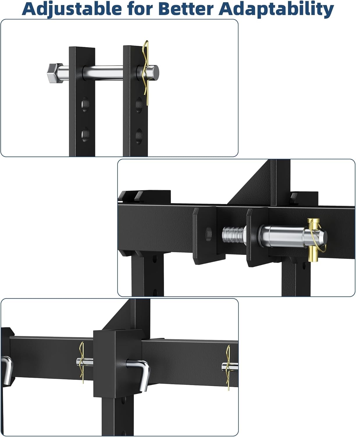 48" Plow Cultivator, 3 Point Tiller Scarifier with 6 Detachable Scarifier Shanks