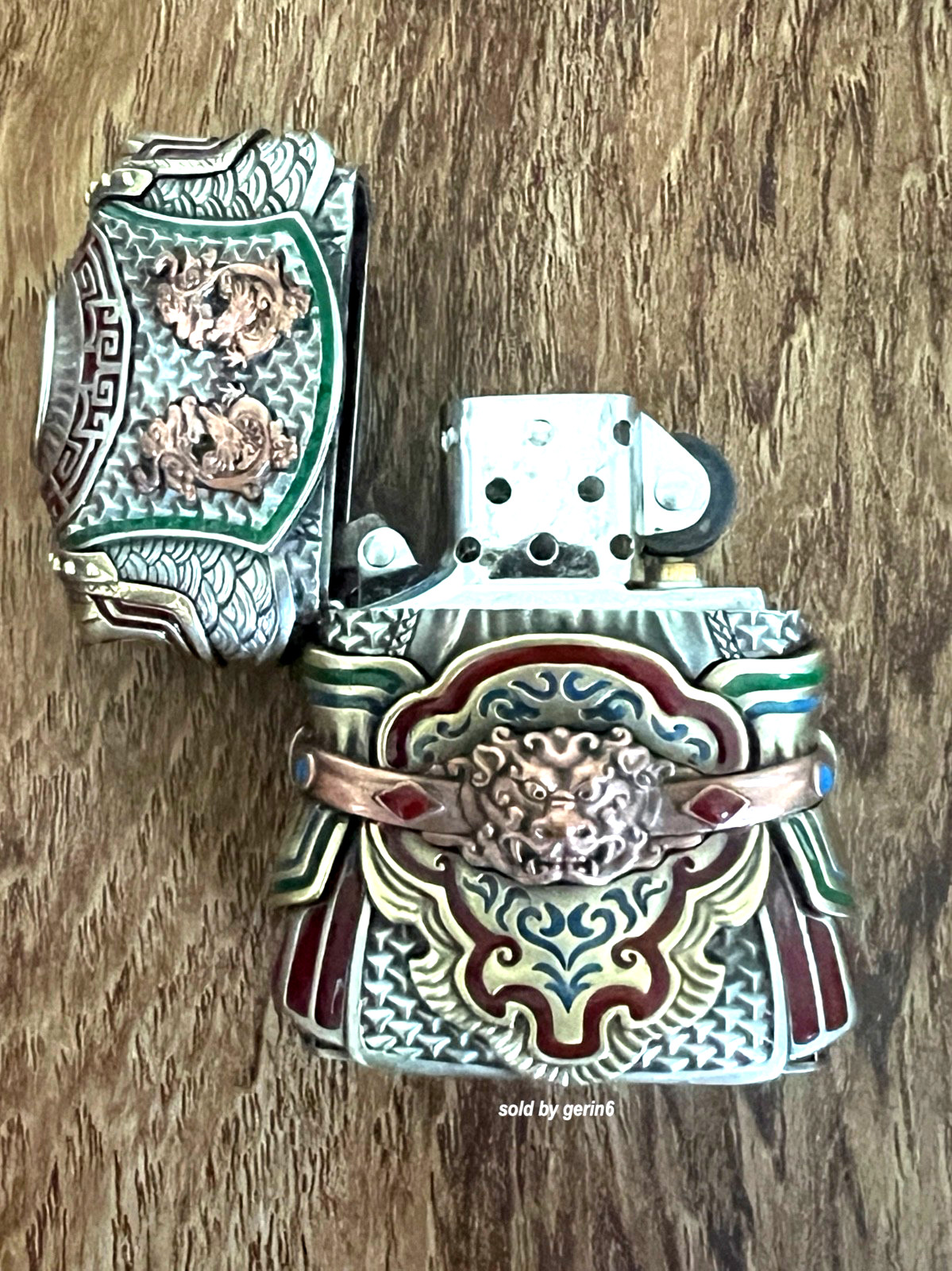 Zippo Collectable Samurai Warrior Limited Edition Table Lighter Set, New In Box