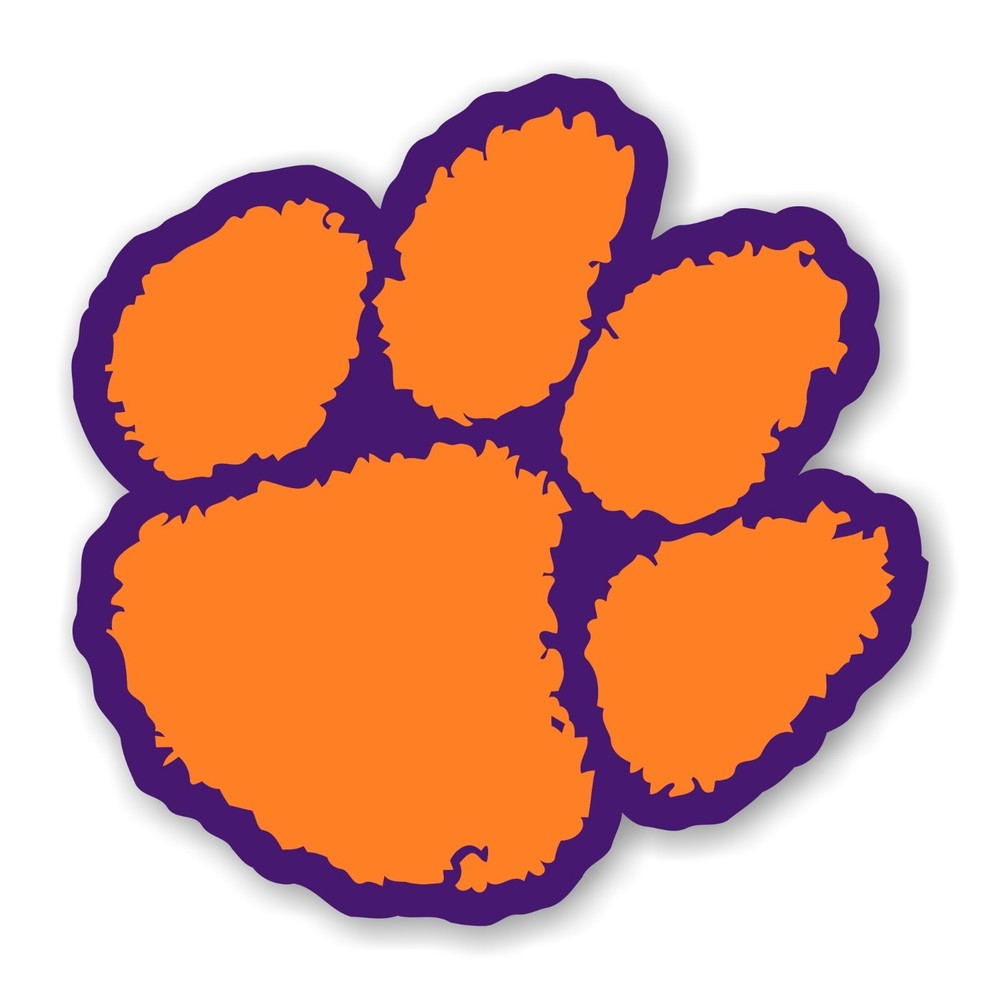 Clemson Tigers (Paw) Precision Cut Decal