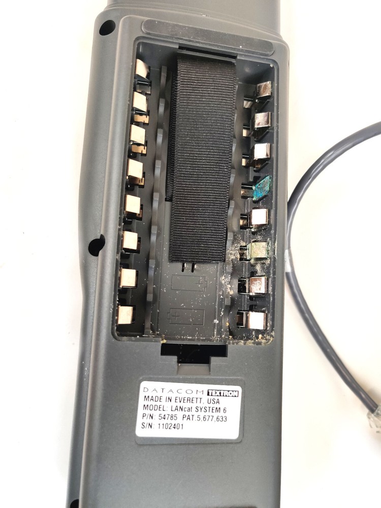 Datacom Technologies LANcat System 6 Cat 5 Cable Tester Analyzer