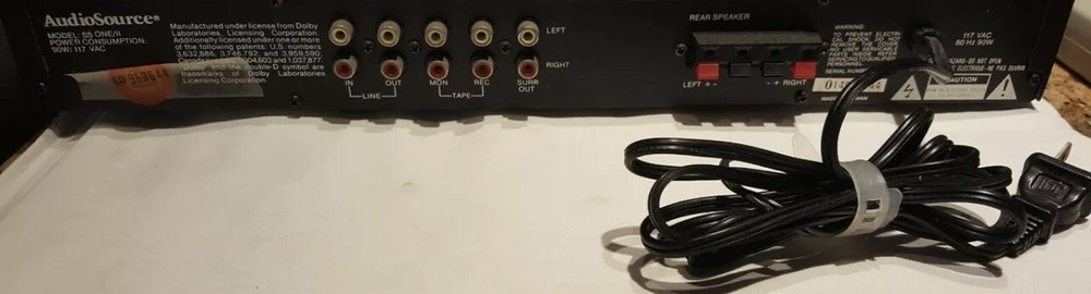 AUDIOSOURCE SURROUND SOUND PROCESSOR MODEL SS Series II NOS