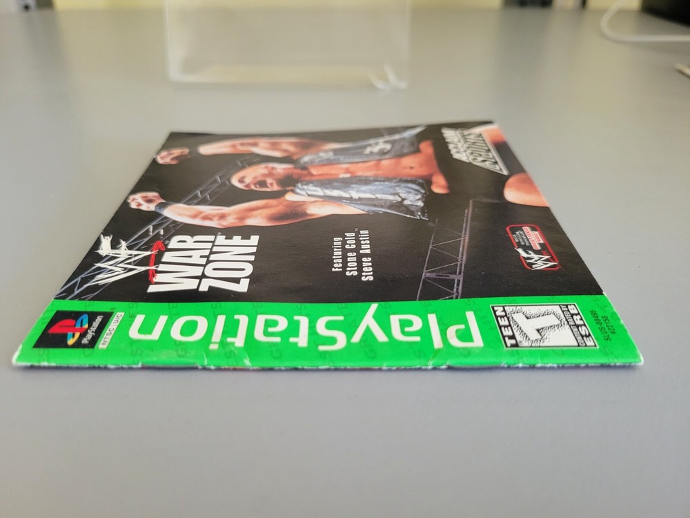 WWF War Zone PlayStation 1 Game Manual