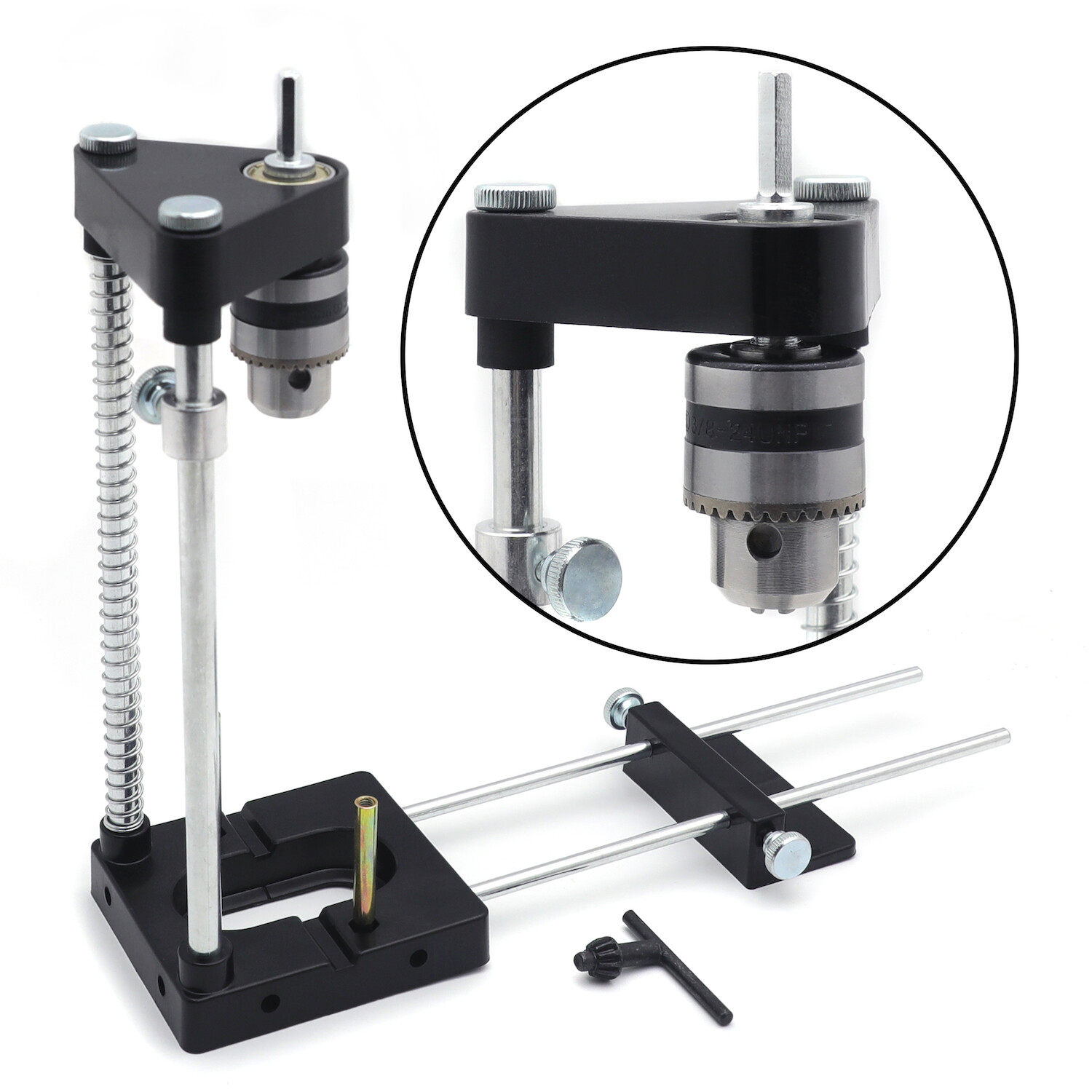 Black Woodworking Drill Locator Punch Locator Drill Guide Drilling Locator Tool