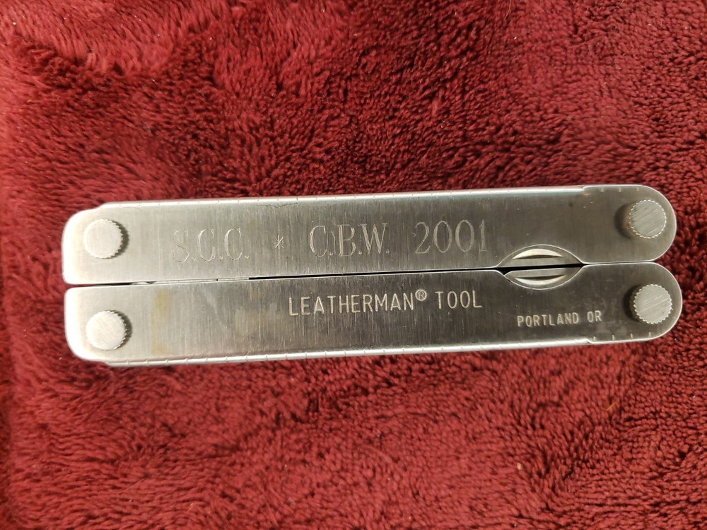 Leatherman ~ PST Multi tool 0401 0501 Date Codes SCC * CBW 2001 print