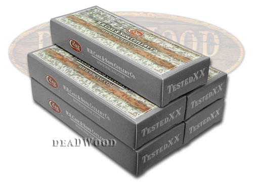 Case xx 5 Grey and American Flag Standard Boxes for Pocket Knives