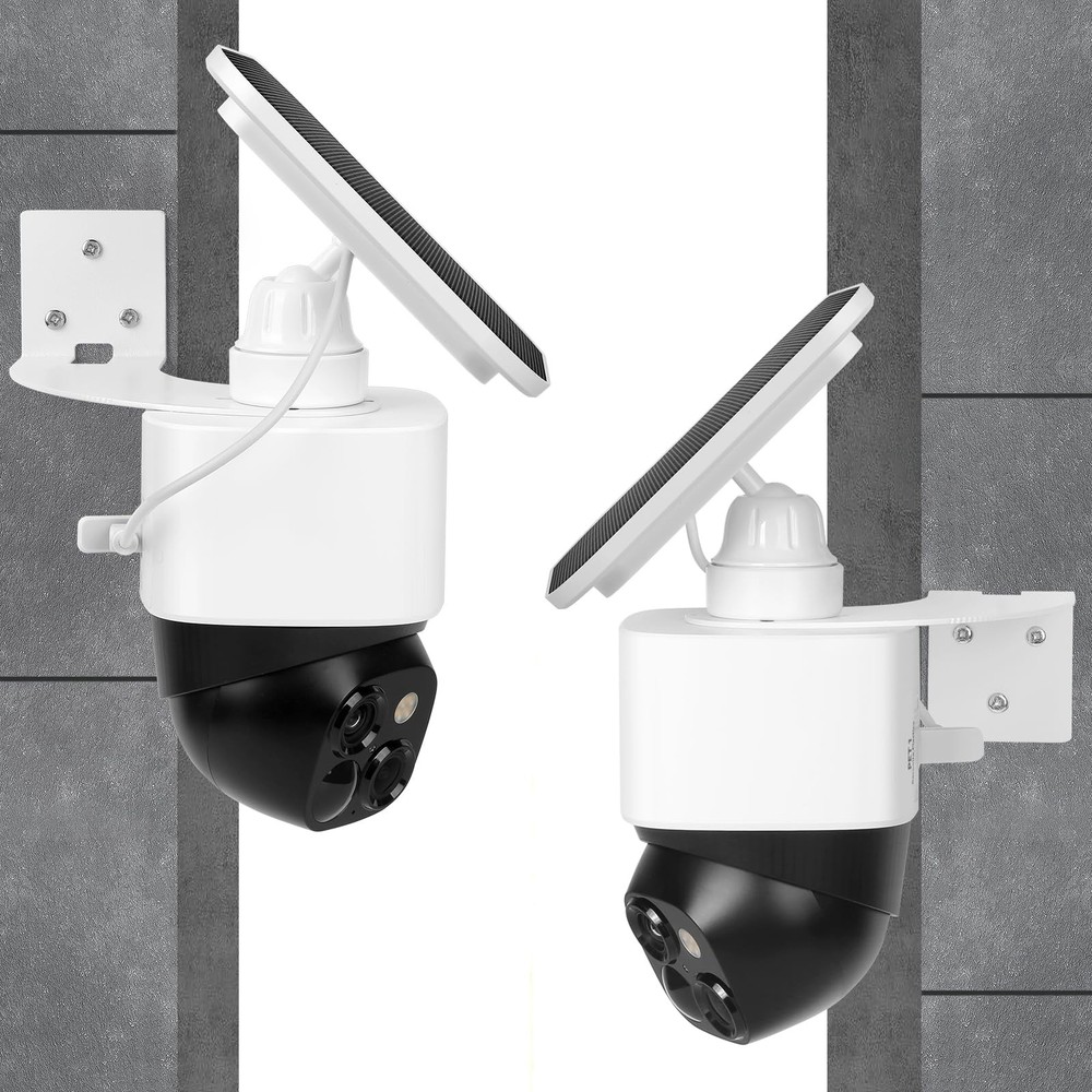 Uogw 2Pack Corner Wall Mount Bracket for Eufy Security SoloCam S340 Silver