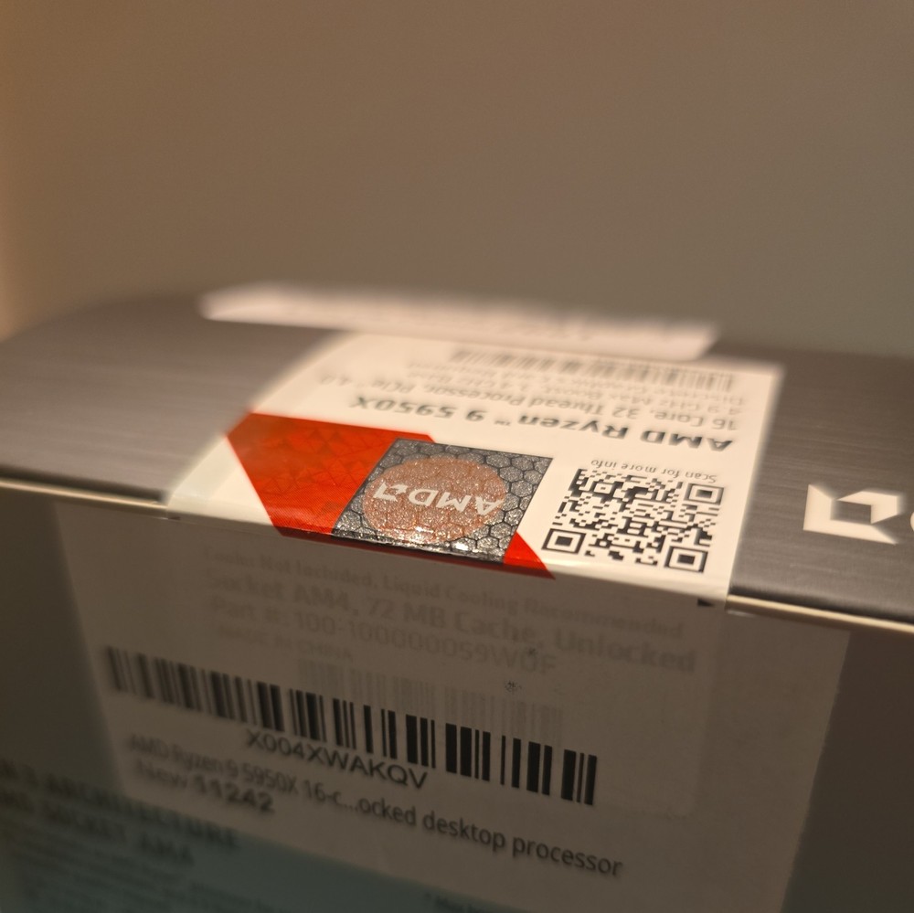 AMD Ryzen 9 5950X Desktop Processor 3.4GHz, 16-Core, 32-Thread, Socket AM4 *NEW*