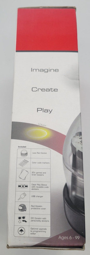 OZOBOT Starter Pack ~ Programmable Robot ~ Lava Red ~ NEW In Sealed Box!