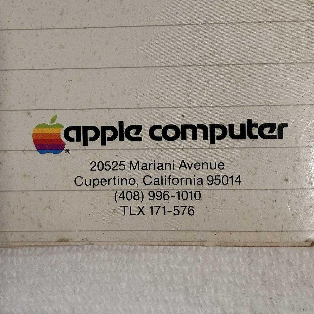 VINTAGE Apple II DOS Programmer’s Manual Free Shipping