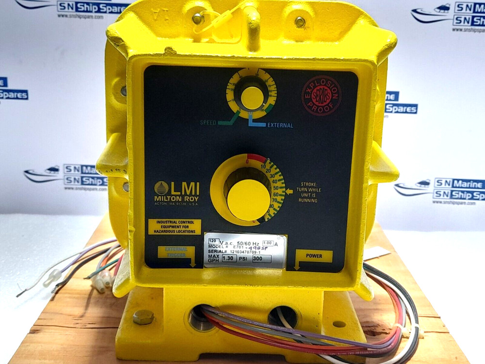 LMI Milton Roy E701 Metering Pump E-751 Linear Actuator Flomotion E701-498SP