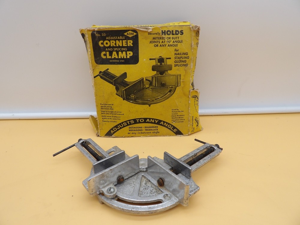 ADM No. 33 ADJUSTABLE CORNER SPLICING CLAMP MADE IN USA