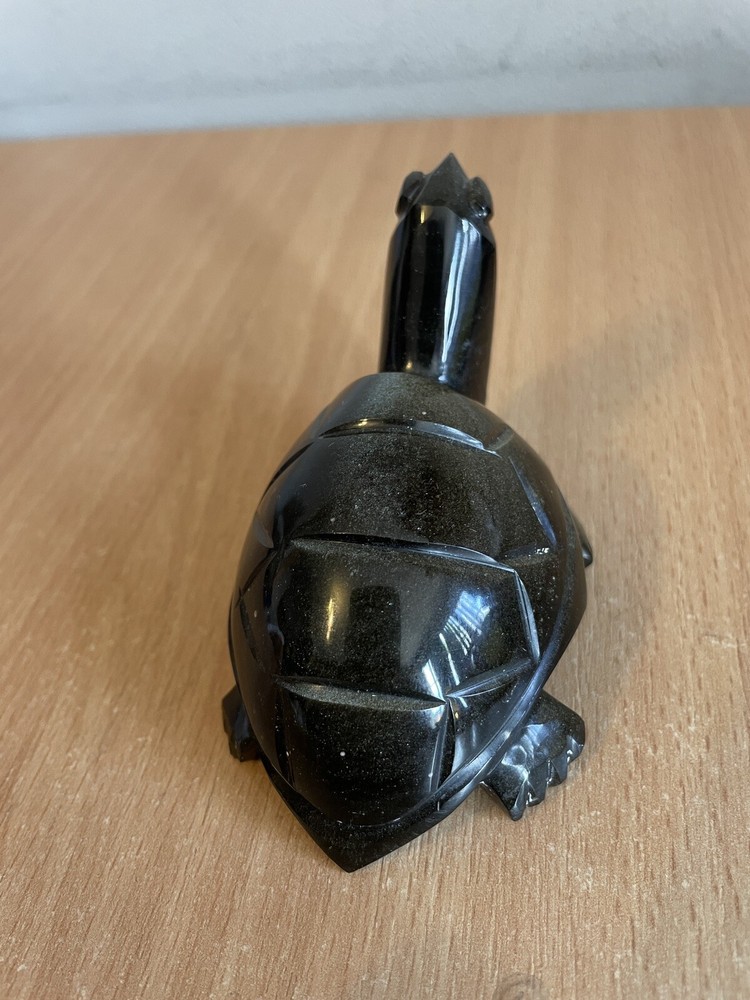Onyx Turtle Tortoise Carved 8cm Length