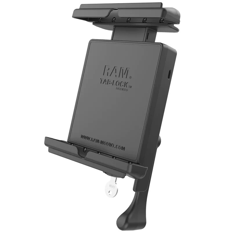 RAM Mounts Tab-Lock Key Locking Cradle for 8" Tablets with Case RAM-HOL-TABL12U