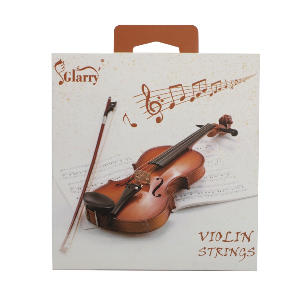 3/4 4/4 Nickel Silver Wound Violin Strings Set Silver