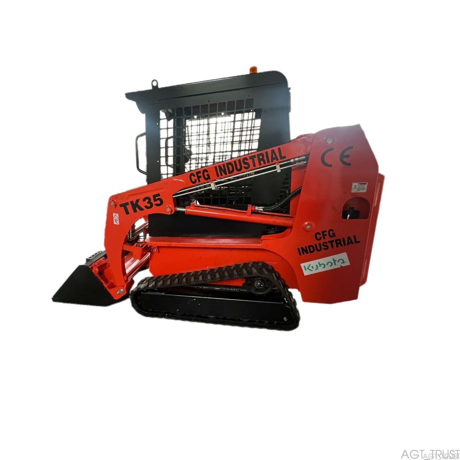 NEW 27HP 1.4 Ton CFG TK35 Tracked Mini Skid Steer Loader with Kubota Engine 2025