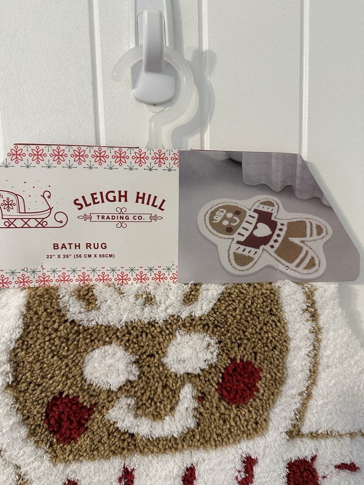 Gingerbread Bath Rug NWT