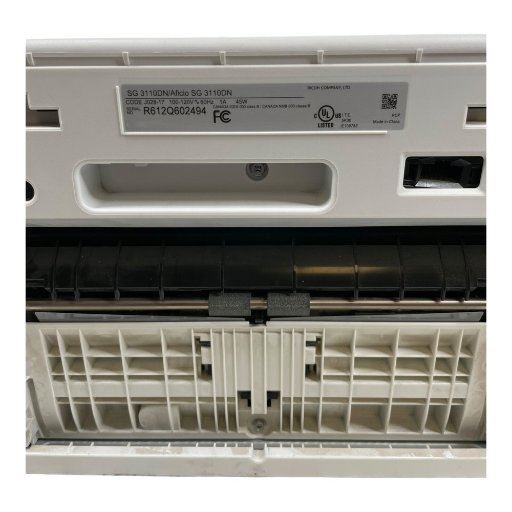 Ricoh Aficio Sg3110dn Sublimation Printer