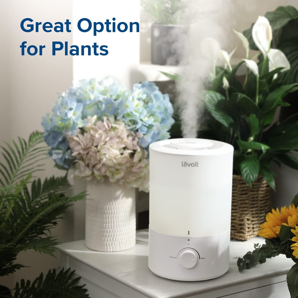 LEVOIT Humidifier for Bedroom, Quiet 3L Cool Mist Top Fill Essential Oil Diffuse