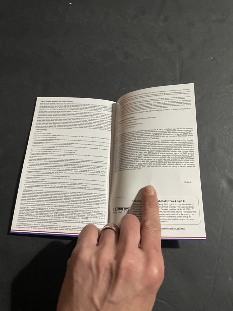 mlb power pros ps2 Manual Only