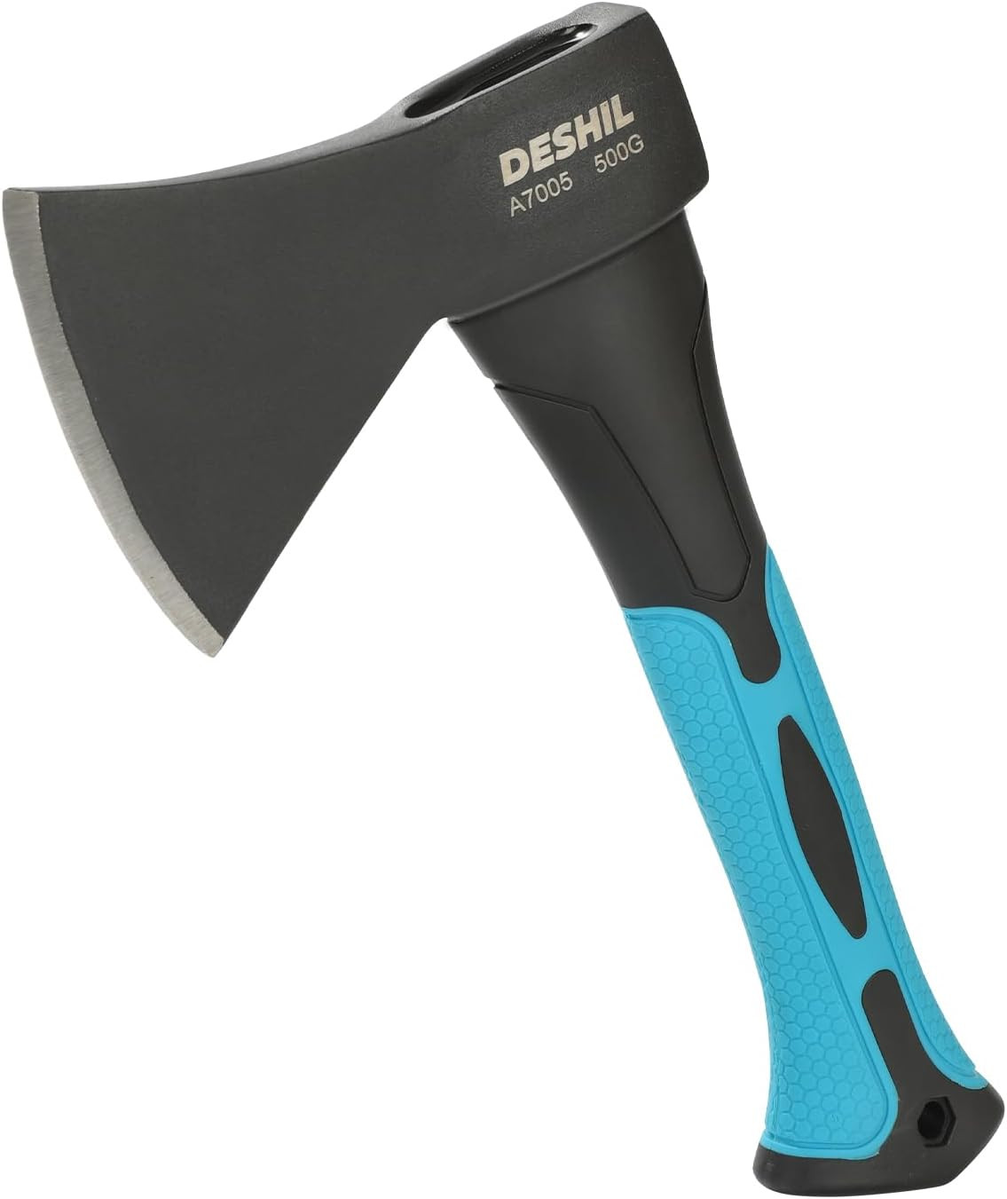 10” Outdoor Hatchet Forged Carbon Steel Heat Treated Hand Tool, Fiberglass Shock